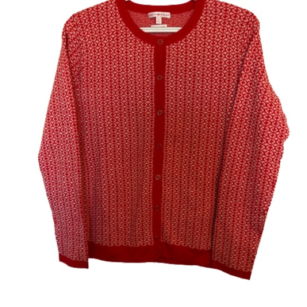 Peter Millar merino wool cardigan sweater